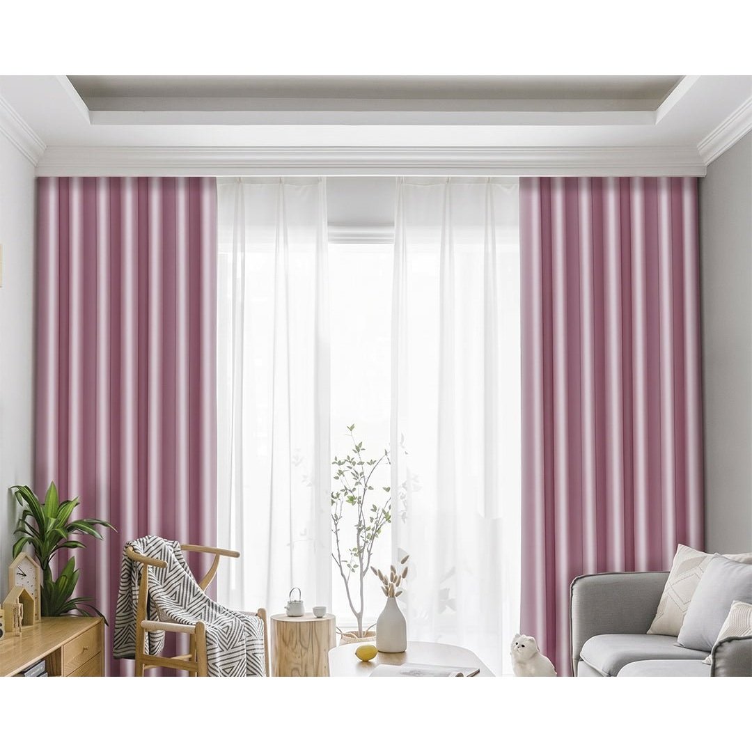 Crystella Semi Blackout Curtain - Ash Brown - Image 3