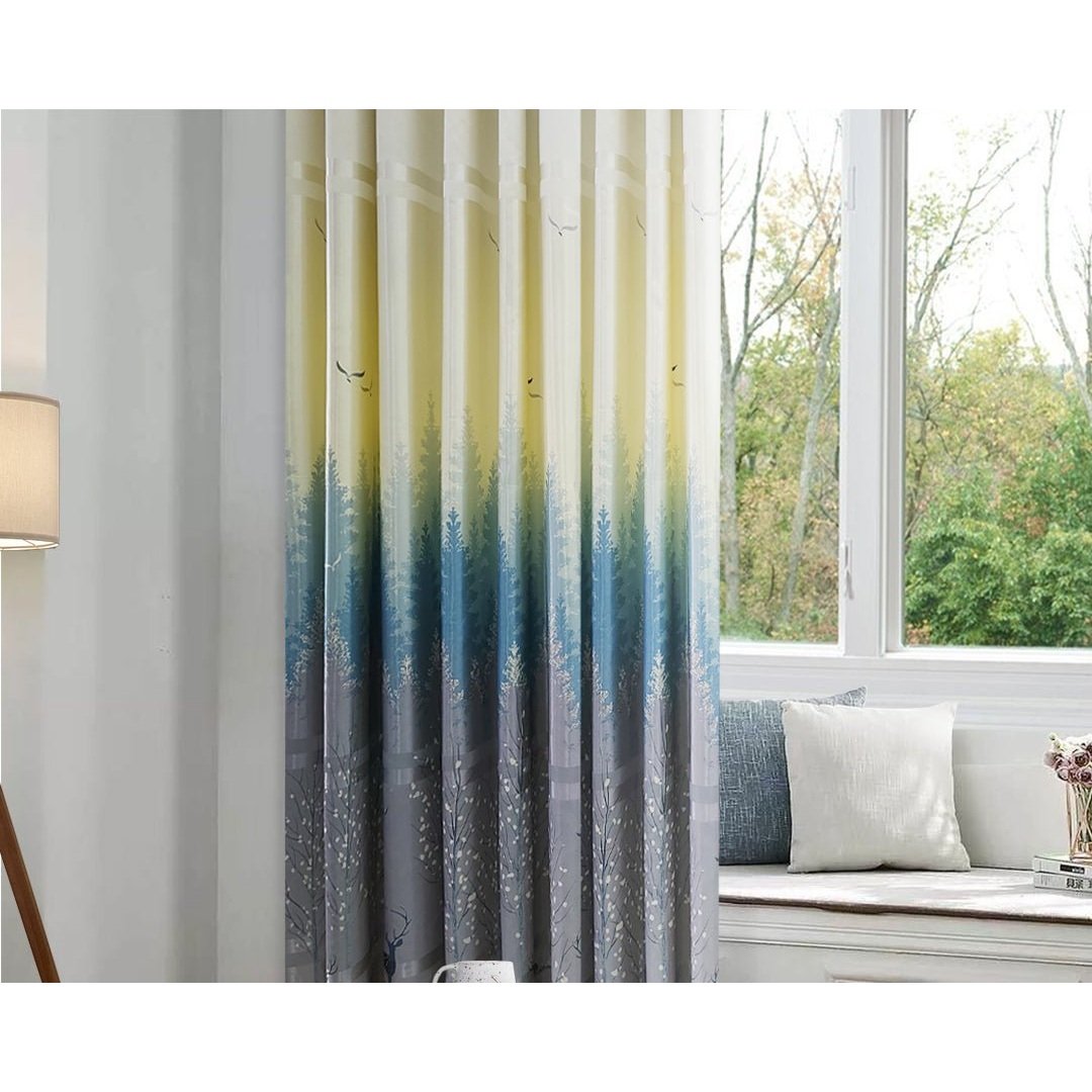 Derica Semi Blackout Curtain - Purple Magenta - Image 2