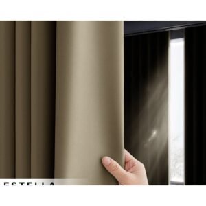 Estella 90-99% Blackout Curtain - Aqua Green