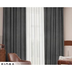 Fiora 98-99.9% Blackout Curtains in Celadon Blue
