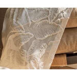Alvera Sheer Curtain / Net Curtain Ready Made - Cangkuk (Hook) / W100 x H140cm