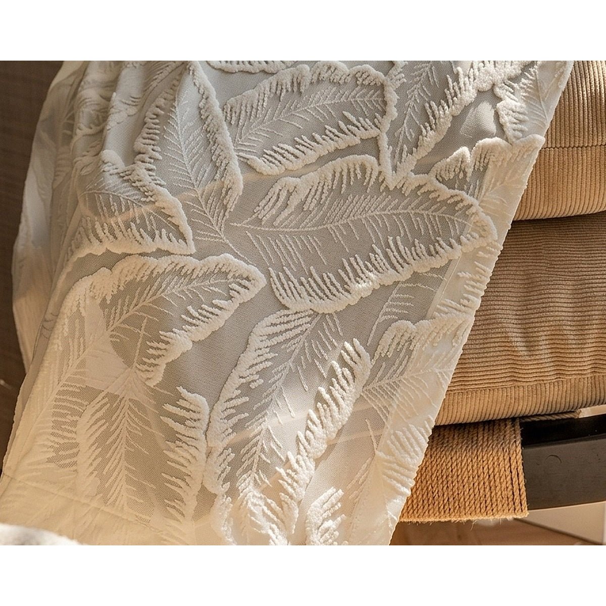 Alvera Sheer Curtain / Net Curtain Ready Made - Cangkuk (Hook) / W100 x H140cm