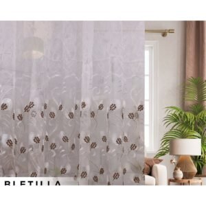 Bletilla Sheer Curtain Custom Made - Maroon