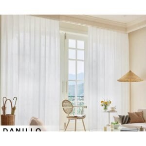 Danillo Sheer Curtain Custom Made - Beige