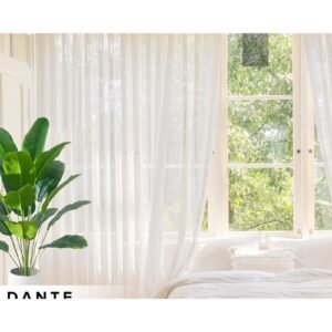 Dante Sheer Curtain Custom Made - Beige