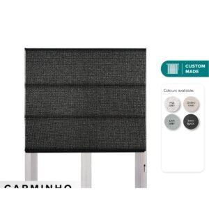 Carminho 100% Blackout Roman Blinds Custom Made - Classic Khaki